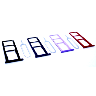für Samsung Galaxy A01 A015A Sim Karten Halter Memory SD Slot inkl Nadel Öffner