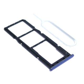 Original Samsung Galaxy A51 A515F Sim Karte Karten Halterung SD Slot mit Nadel Schwarz