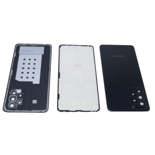 Original Samsung Galaxy A52s 5G A528B Akkudeckel Backcover Kameraglas Linse Schwarz / Black