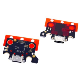 Handywest Kompatibel mit Samsung Galaxy Tab A7 SM-T500 SM-T505 10.4 2020 Ladebuchse Flex Flexkabel Flexcable USB Dock Connector USB Charger Charging Mikrofon Microphone Antenne Antanna