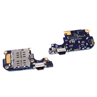 Handywest Kompatibel für Xiaomi Mi 10 Lite 5G Ladebuchse Flex TYP-C SIM-Karte Sim Card Leser Flexkabel Flexcable USB Dock Connector C USB Charger Charging Buchse Mikrofon Microphone