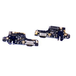 Handywest Kompatibel mit Xiaomi Redmi Note 9S Ladebuchse Flex Flexkabel USB Dock Connector Type-C Charger Kopfhörer Audio Buchse Mikrofon Microphone
