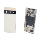 Original Google Pixel 6 Pro Akkudeckel Cover Kameraglas Rahmen NFC Antenne Gold