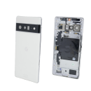 Original Google Pixel 6 Pro Akkudeckel Cover Kameraglas Rahmen NFC Antenne Weiß