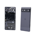 Original Google Pixel 6 Akkudeckel Backcover Gehäuse Rahmen Kameraglas Schwarz