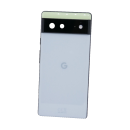 Original Google Pixel 6 Akkudeckel Backcover Deckel Cover Kameraglas Linse Weiß