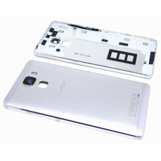 Huawei Honor 7 PLK-L01 Akkudeckel Backcover Akkufachdeckel Kameraglas Silber