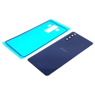 Original Sony Xperia 10 III XQ-BT52 Akkudeckel Backcover Kameraglas inkl Kleber Schwarz