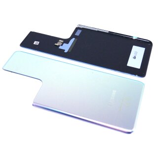 Original Samsung Galaxy S21Ultra SM-G998B 5G Akkudeckel Cover ohne Kameraglas Si