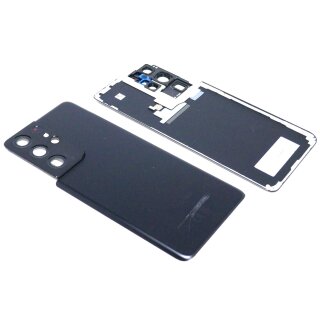 Original Samsung Galaxy S21Ultra SM-G998B 5G Akkudeckel Cover Kameraglas Schwarz