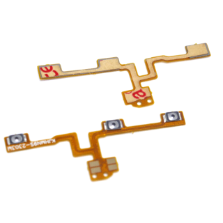 Handywest Kompatibel mit Xiaomi Redmi Note 9S Note 9 Pro Power Volume Flex Kabel EIN Aus Schalter Laute Leise Kabel On Off Button Flexcable Switch Key einschalt Flex