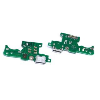 Handywest Kompatibel mit Nokia 3.1 TA-1063 4G Ladebuchse Flex Micro USB Buchse USB Dock Connector Charging Mikrofon Microphone DC Port Lade Board Platine anscluss Charger