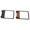 Nokia 8800 edelstahl Aussenglas LCD Display Front Glas aus Plastik mit Kleber