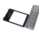 Aussenglas Schwarz Nokia 8800 Sirocco LCD Display Front Vorne Glas inkl Kleber
