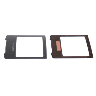 Aussenglas aus Plastik kunststoff Nokia 8800 Sirocco LCD Display Front Glas Grau