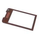Nokia 8800 Arte Carbon Aussenglas LCD Display Front Glas mit Kleber aus Plastik