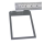 Nokia 8800 Arte Carbon Aussenglas LCD Display Front Glas mit Kleber aus Plastik