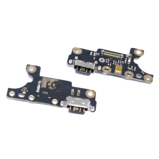 Handywest Kompatibel mit Nokia 7 Plus TA-1041 TA-1062 TA-1046 Ladebuchse Flex Type-C USB Buchse USB Dock Connector Charging Mikrofon Microphone DC Port Lade Board Platine anscluss Charger