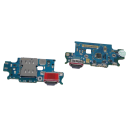 Handywest Kompatibel mit Samsung Galaxy S23 Plus 5G SM-S916B/DS S916B Ladebuchse Flex SIM Karte Leser Type-C USB Dock Connector Charging Mikrofon Microphone Lade Board Platine anscluss Charger