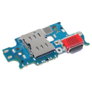 Handywest Kompatibel mit Samsung Galaxy S23 Plus 5G SM-S916B/DS S916B Ladebuchse Flex SIM Karte Leser Type-C USB Dock Connector Charging Mikrofon Microphone Lade Board Platine anscluss Charger