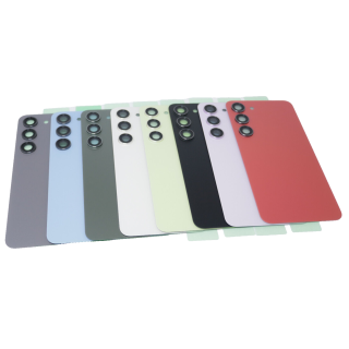 Handywest Kompatibel mit Samsung Galaxy S23 5G SM-S911B/DS / S911B Akkudeckel Backcover Hosing Cover Ersatz Akkufachdeckel Rückschale mit Kameraglas Camera Glas mit Kleber Adhesive