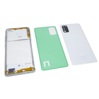 Original Samsung Galaxy A41 SM-A415F Akkudeckel Cover Mittelrahmen Frame Weiß