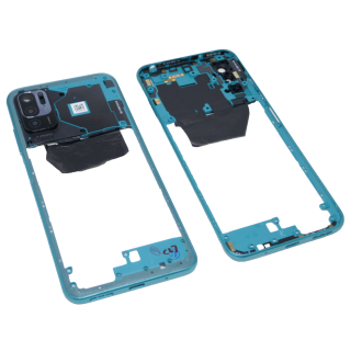Xiaomi Redmi Note 10T Mittelrahmen Middleframe Rahmen Kameraglas Linse Grün