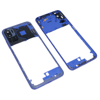 Xiaomi Redmi Note 11SE Mittelrahmen Rahmen Middle Frame Kameraglas Linse Blau