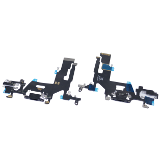 Handywest Kompatibel mit iPhone 11 A2111 Schwarz Ladebuchse Flex Charger Charging Flexcable Antenne Mikrofon USB Dock Connector Audio Buchse Kopfhörer Buchse