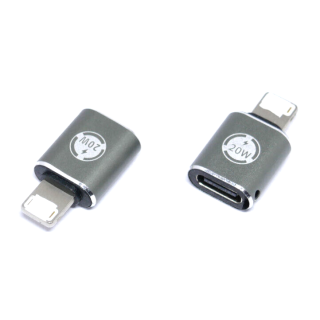 USB C auf 8-polig Adapter Type-C zu 8-Pin Ersatz für iPhone Schnell Laden 20W