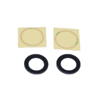 Ersatz für iPhone 14 Kamera Camera Glas Glas Linse Kameraglas Kleber Set