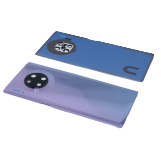 für Huawei Mate 30 Pro Akkudeckel Cover Backcover Kameraglas inkl Kleber Silber