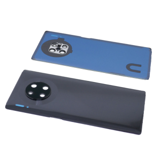 für Huawei Mate 30 Pro Akkudeckel Cover Backcover Kameraglas inkl Kleber Schwarz