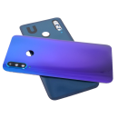 für Huawei P30 Lite Akkudeckel Cover Kameraglas mit Kleber ohne Fingerprint Blau