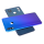 für Huawei P30 Lite New Edition Akkudeckel Cover ohne Fingerprint + Kleber Blau