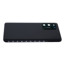 für Huawei P40 Akkudeckel Backcover Cover Deckel Kameraglas mit Kleber Schwarz