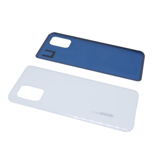f&uuml;r Xiaomi Mi 10 Lite 5G Akkudeckel Backcover Cover R&uuml;ck Deckel mit Kleber Wei&szlig;