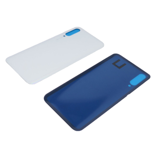 f&uuml;r Xiaomi Mi A3 Akkudeckel Backcover Cover R&uuml;ck Deckel mit Kleber Wei&szlig;