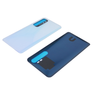 für Xiaomi Mi Note 10 Lite Akkudeckel Backcover Rück Deckel mit Kleber Weiß