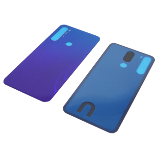 f&uuml;r Xiaomi Redmi Note 8 Akkudeckel Backcover Deckel Cover mit Kleber Blau