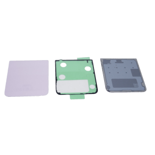 Original Samsung Galaxy Z Flip 5 SM-F731B 5G Akkudeckel Backcover inkl Kleber Lila / Lavender