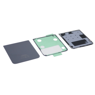 Samsung Galaxy Z Flip 5 5G SM-F731B Akkudeckel Backcover Cover Deckel mit Kleber Schwarz / Graphite