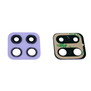 Handywest Kompatibel mit Samsung Galaxy A22 4G SM-A225B/DSN Kameraglas Linse Rück Back Kamera Glas Hinten Camera Glas Hauptkamera Rückseite Objektiv Glas mit Kleber Lila