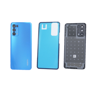 Original OPPO Find X3 Lite CPH2145 Akkudeckel Backcover Deckel Kameraglas Blau