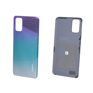 Original Oppo A72 Dual Sim CPH2067 Akkudeckel Backcover Kameraglas Aura Blau
