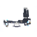 Ersatz für iPhone 15 A2846 Ladebuchse Flex Mikrofon USB Dock Connector Schwarz