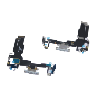 Ersatz für iPhone 15 A2846 Ladebuchse Flex Mikrofon USB Dock Connector  Weiß