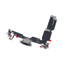 Ersatz für iPhone 15 Plus Ladebuchse Flex Mikrofon USB Dock Connector Schwarz