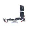 für iPhone 15 Plus A2847 Ladebuchse Flex Mikrofon USB Dock Connector Audio Weiß