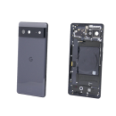 Original Google Pixel 6 Akkudeckel Backcover Kameraglas Stormy Black Schwarz